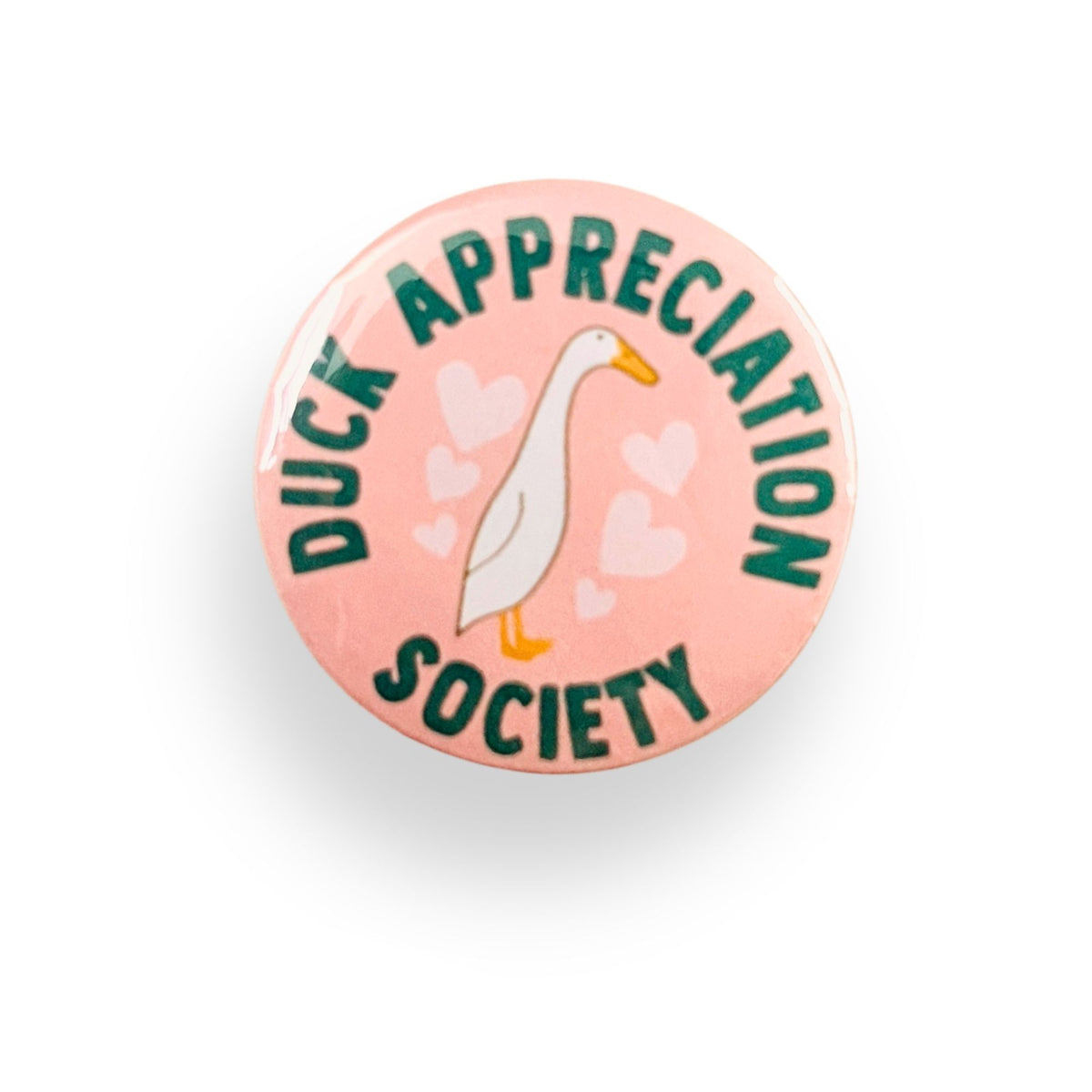 Duck Appreciation Society Button Badge
