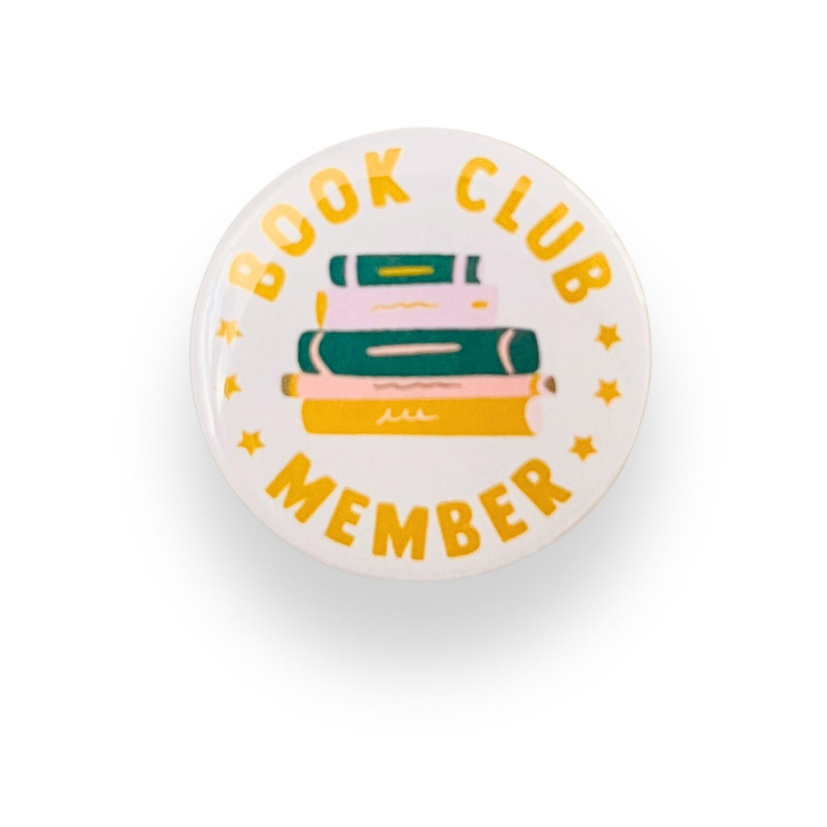 Book Club Member Button Badge