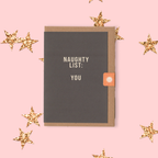 Naughty List: You