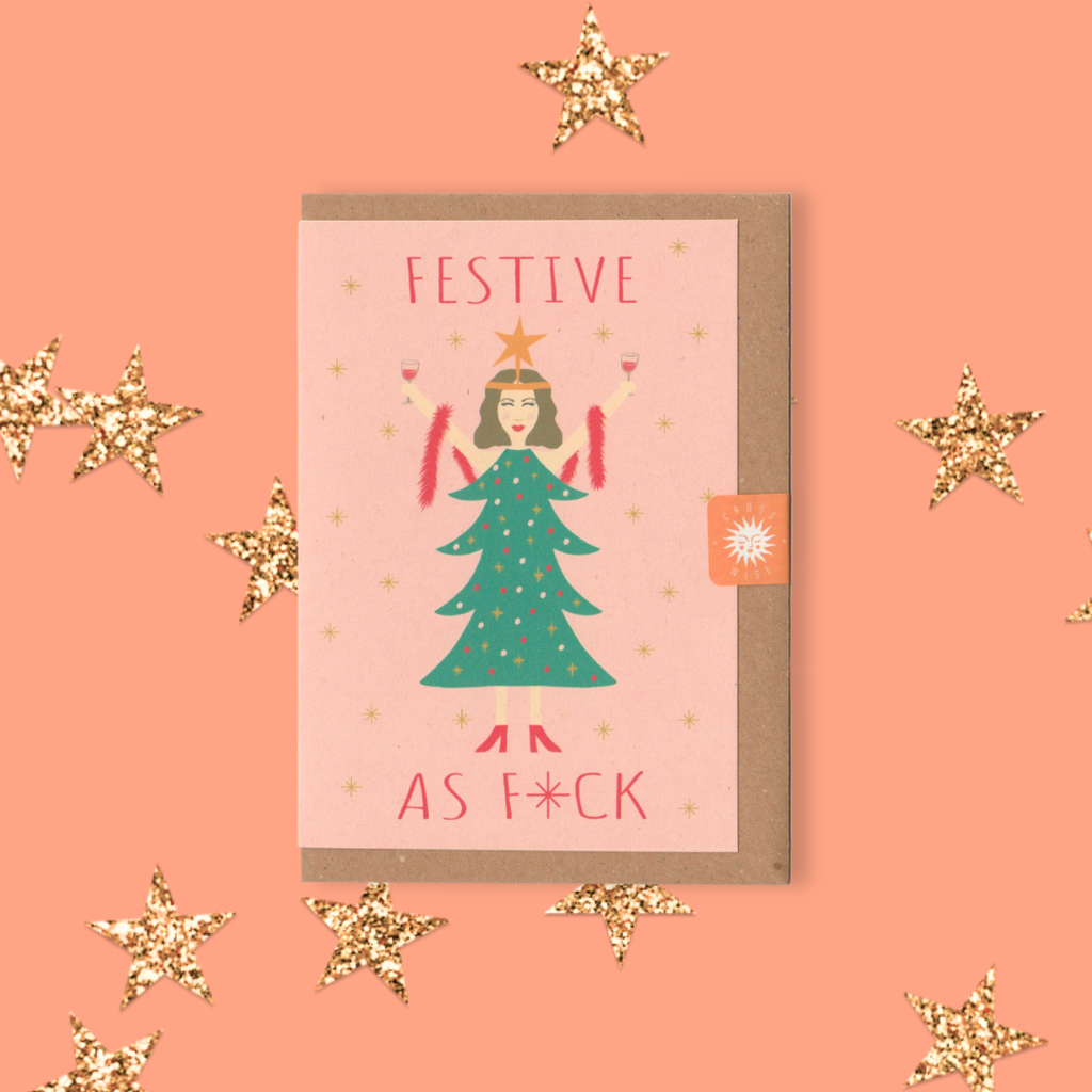 Festive as F*ck Card