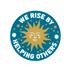 We Rise By Helping Others Vinyl Sticker