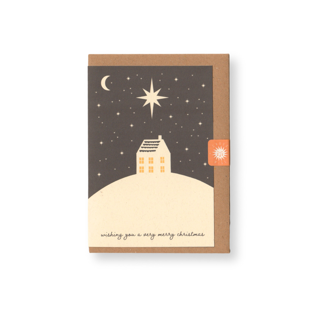 Starry Night Christmas Card