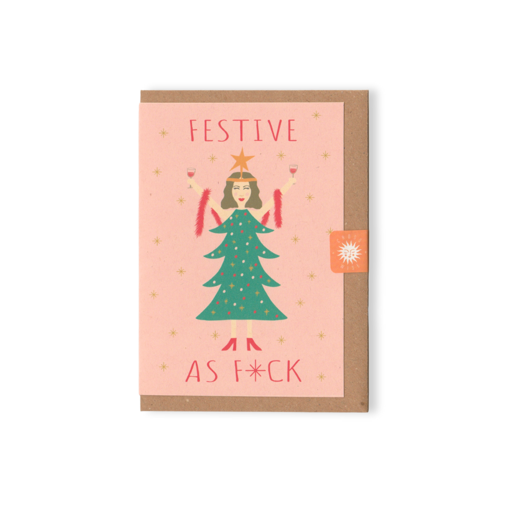 Festive as F*ck Card