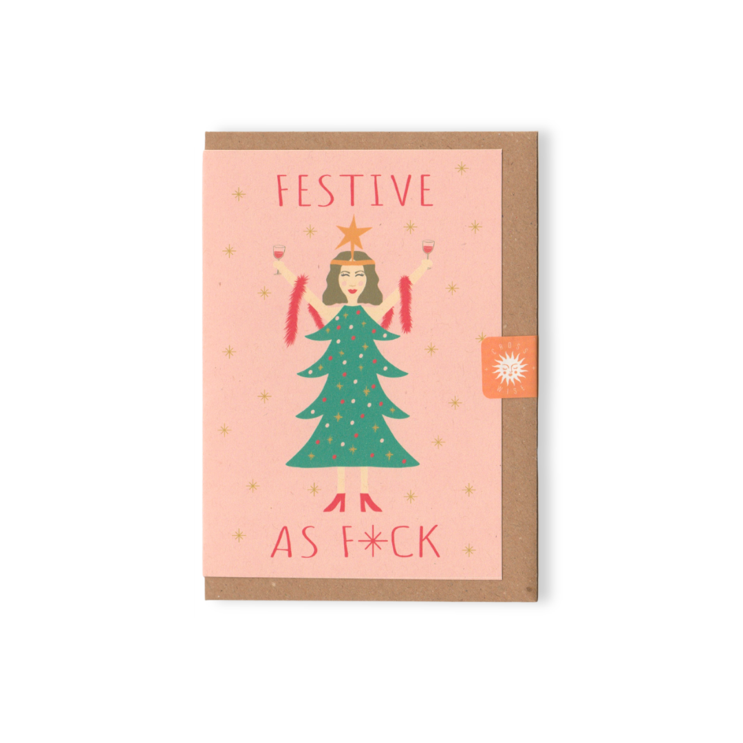 Festive as F*ck Card