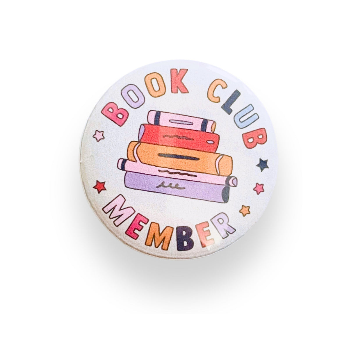 Book Club Member Button Badge