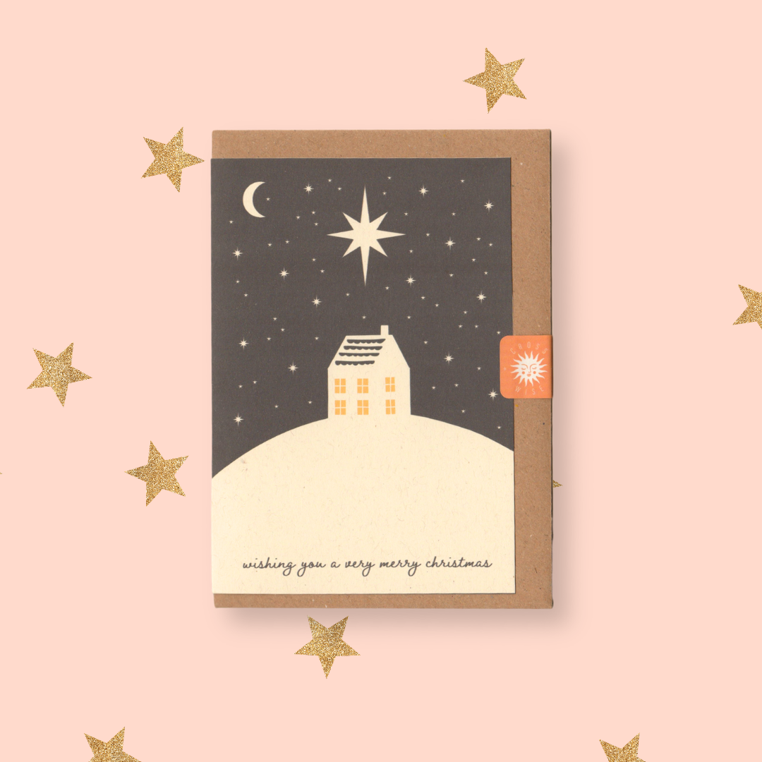 Starry Night Christmas Card