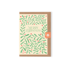 Mistletoe Merry Christmas Card
