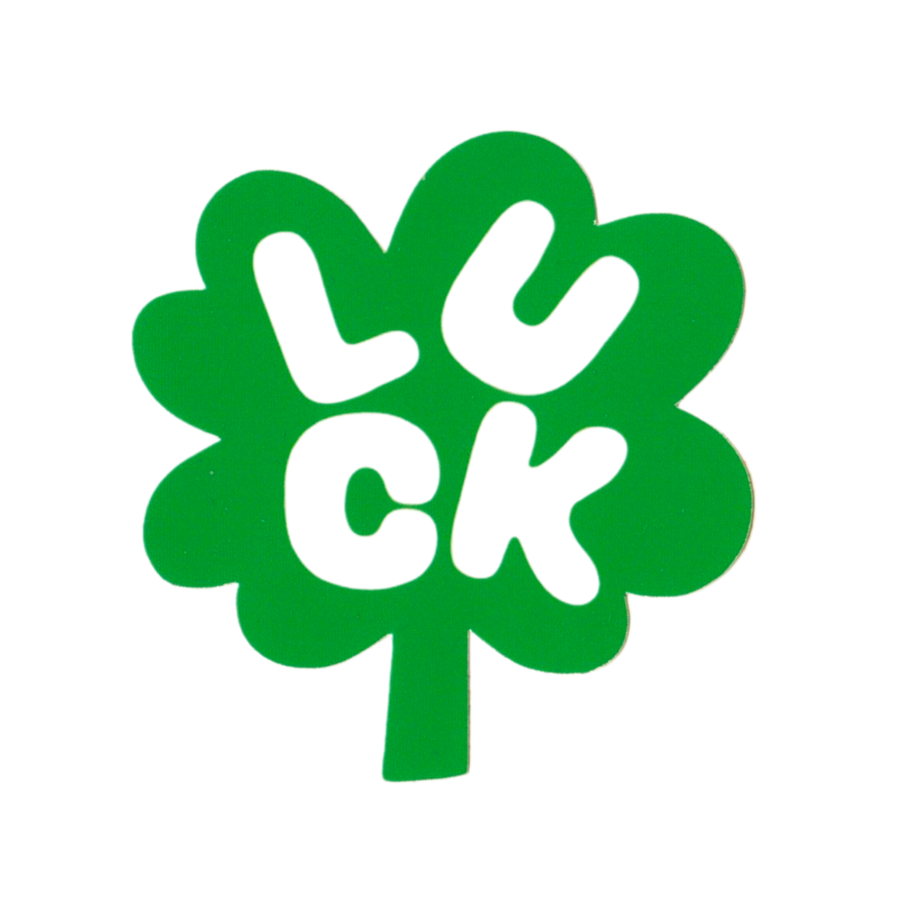 Shamrock Luck Vinyl Sticker