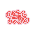 Over Thinker Sticker