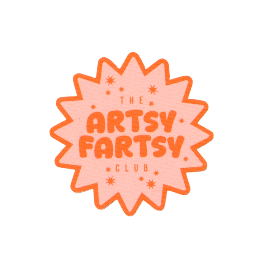 The Artsy Party Club Vinyl Sticker