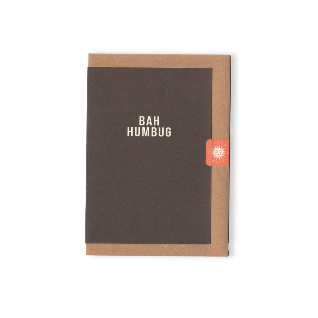 Bah Humbug Christmas Card
