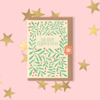 Mistletoe Merry Christmas Card