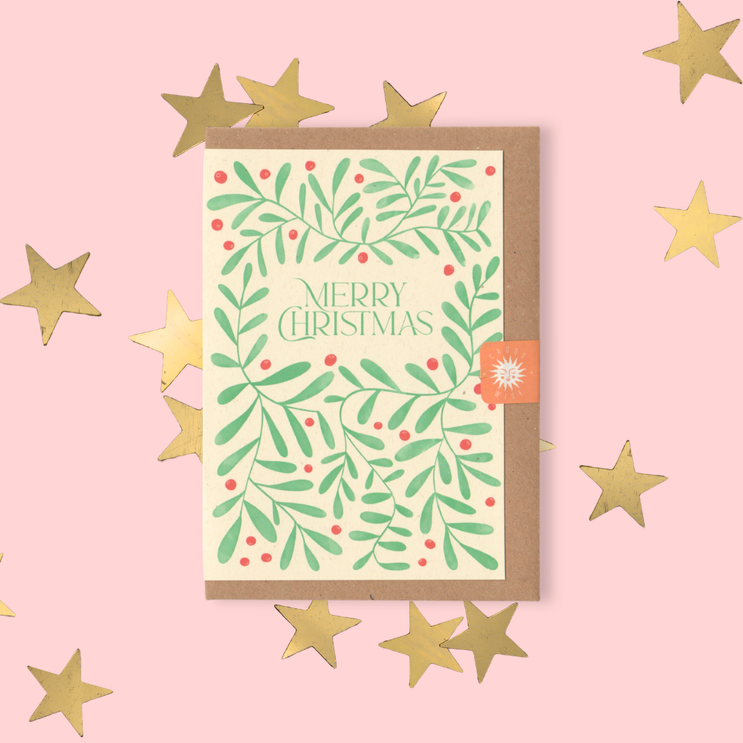 Mistletoe Merry Christmas Card