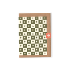 Checkerboard Peace Christmas Card