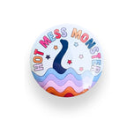 Hot Mess Monster Button Badge