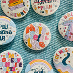 More Self Love Button Badge