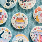 Book Club Member Button Badge