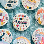 Living The Plan B Button Badge