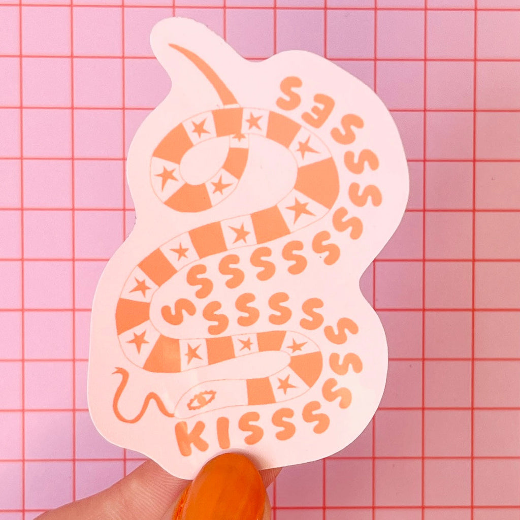 Kisssssssssses Snake Sticker