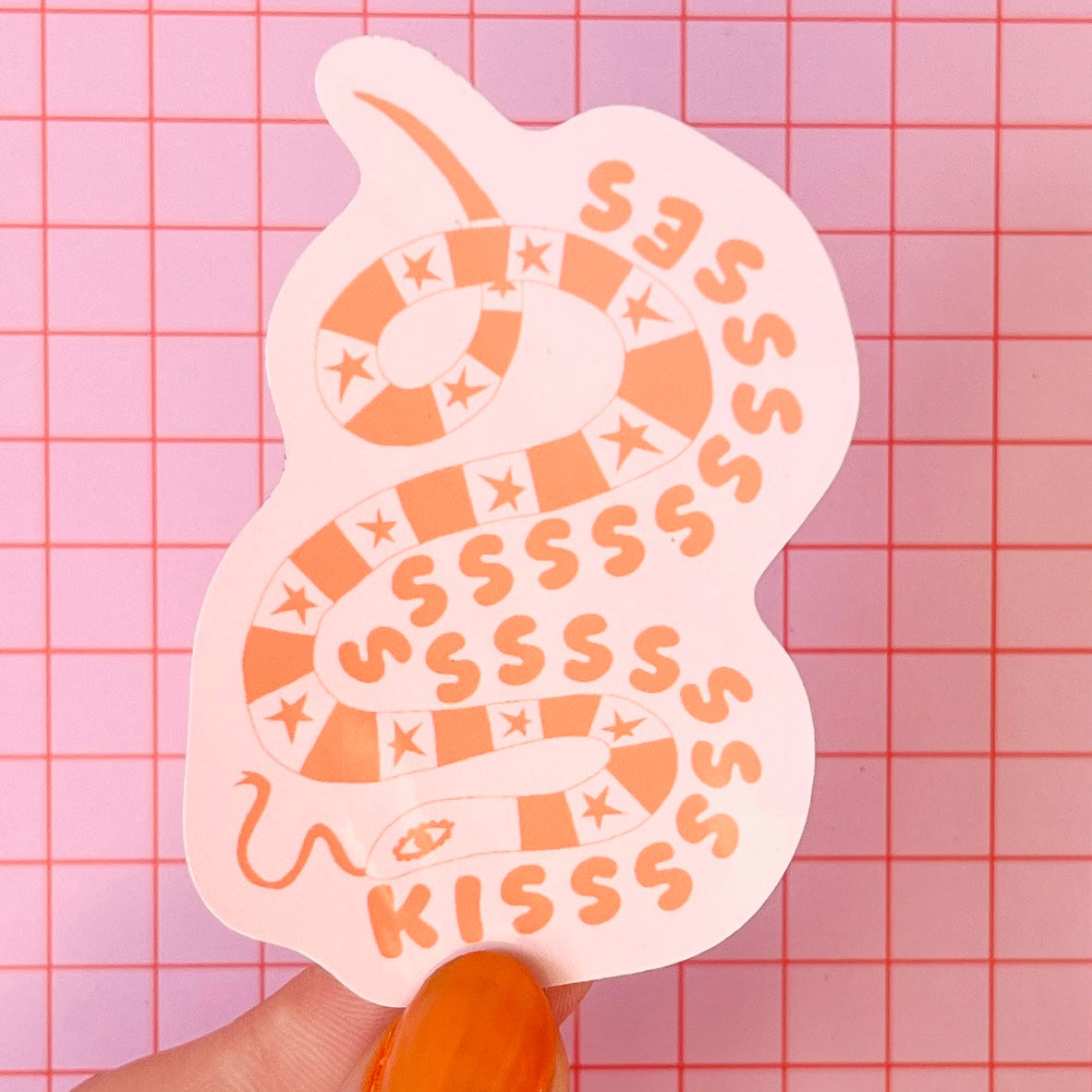 Kisssssssssses Snake Sticker