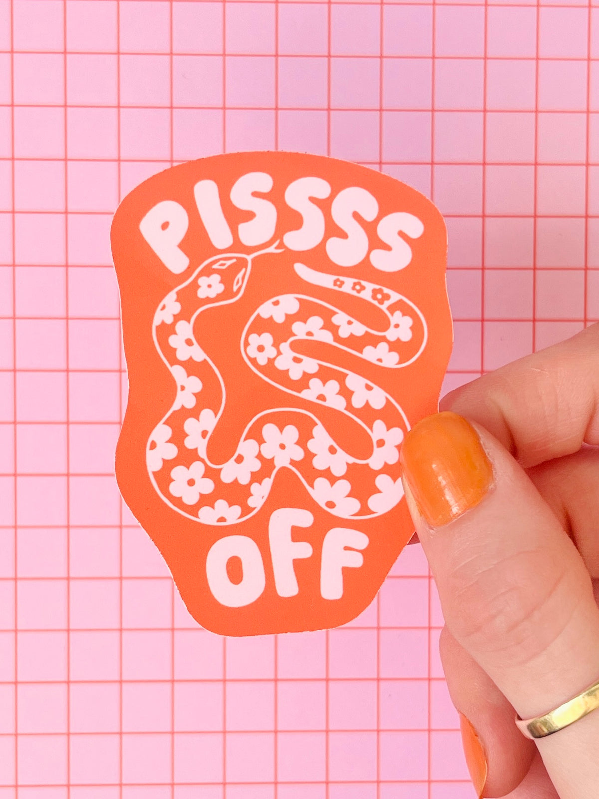 Pissss Off Sticker