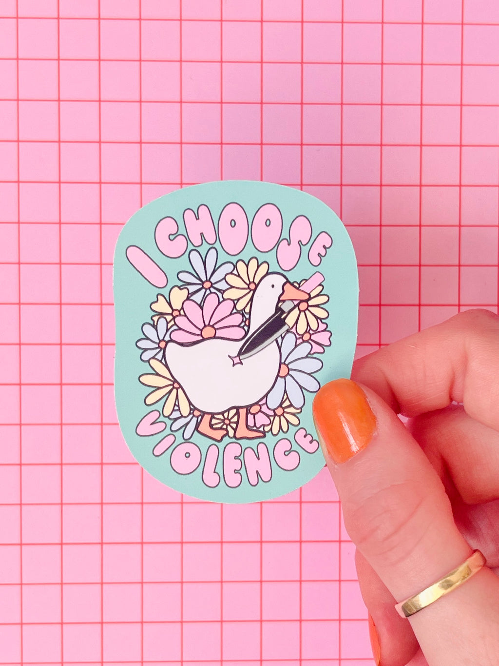 I Choose Violence Sticker