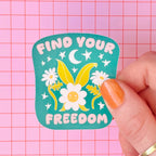 Find Your Freedom Sticker