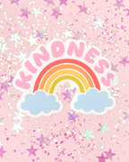 Kindness Rainbow Sticker