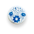 Flower Power Button Badge