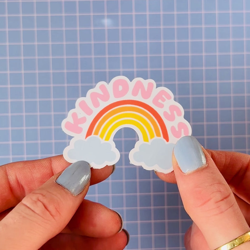 Kindness Rainbow Sticker