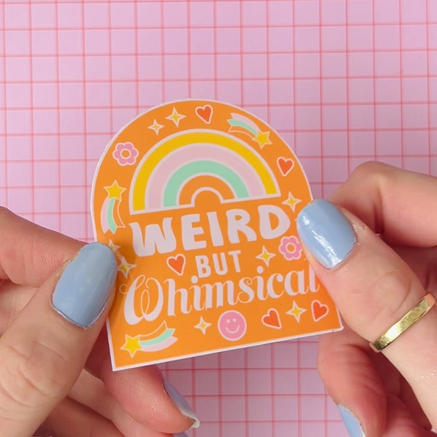Weird But Whimsical Vinyl Sticker
