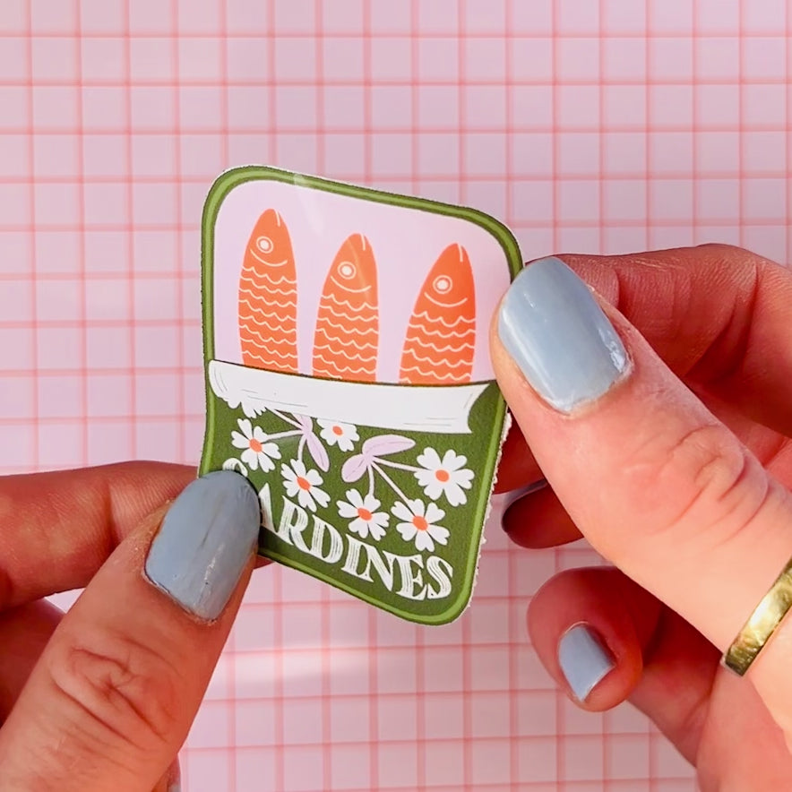 Sardines Tin Sticker