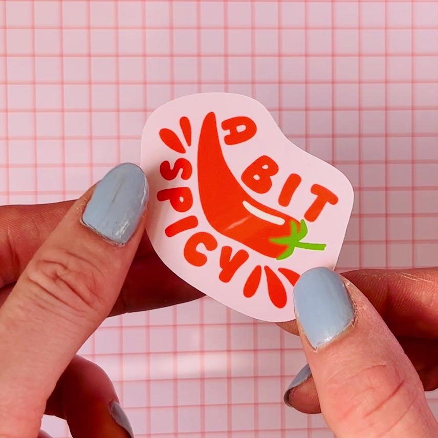 A Bit Spicy Sticker