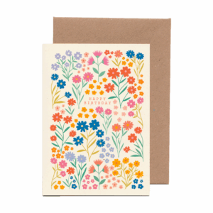 Dainty Flower Birthday Card