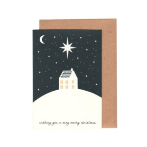 Starry Night Christmas Card