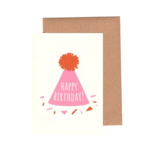 Pink & Red Happy Birthday Hat