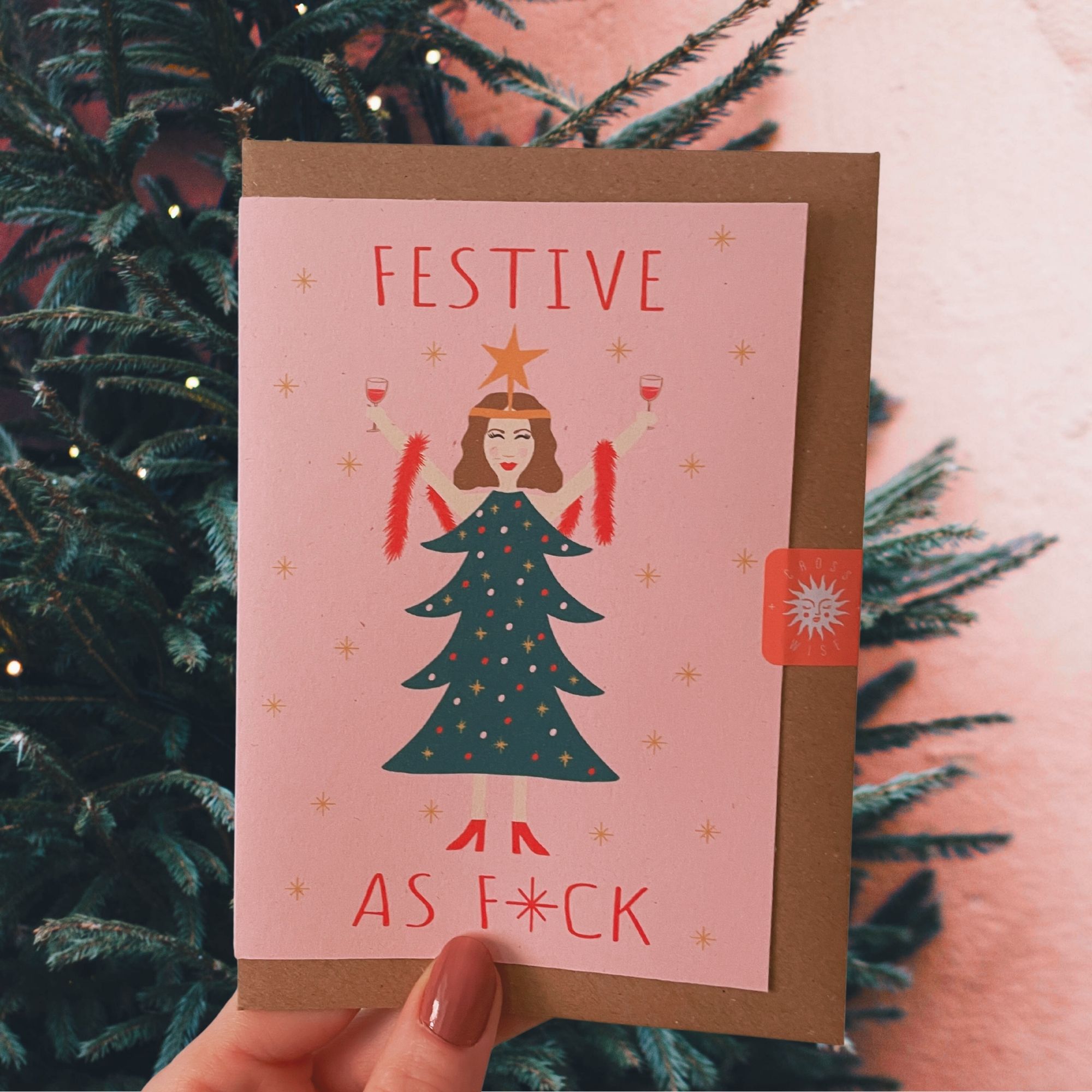 Festive as F*ck Card